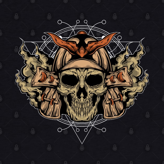 SAMURAI SKULL by sugiartoss_